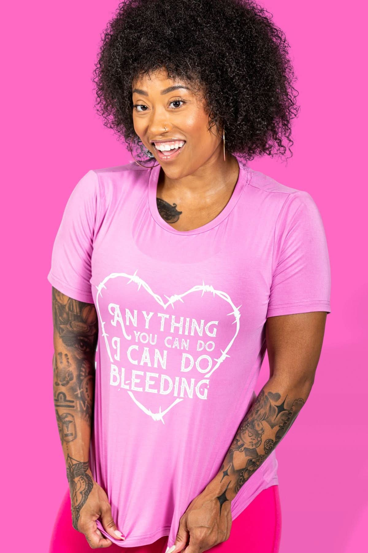 Bleeding Royal Pink Modal Tee