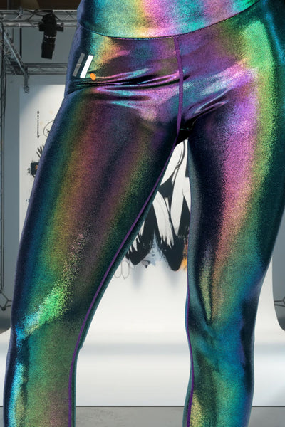 Galactic Rainbow Back Pocket Next Level Leggings