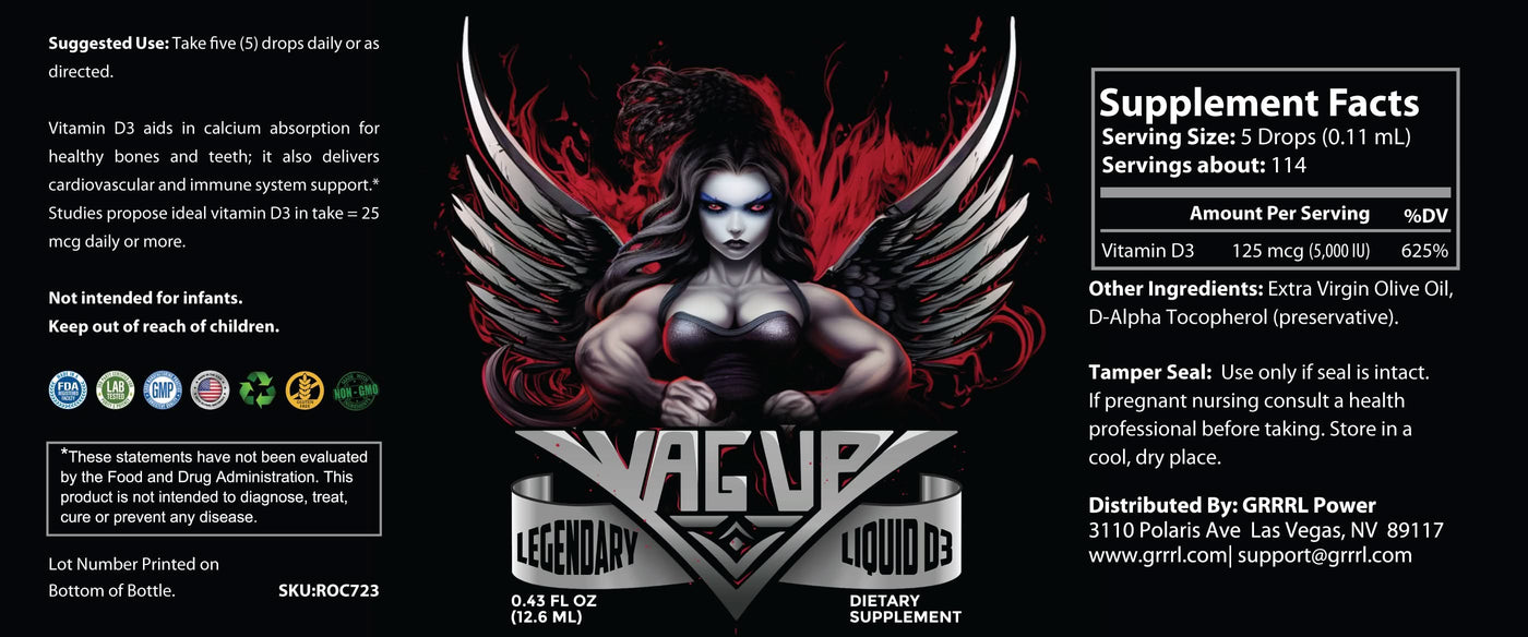 Vag Up Legendary Liquid D3