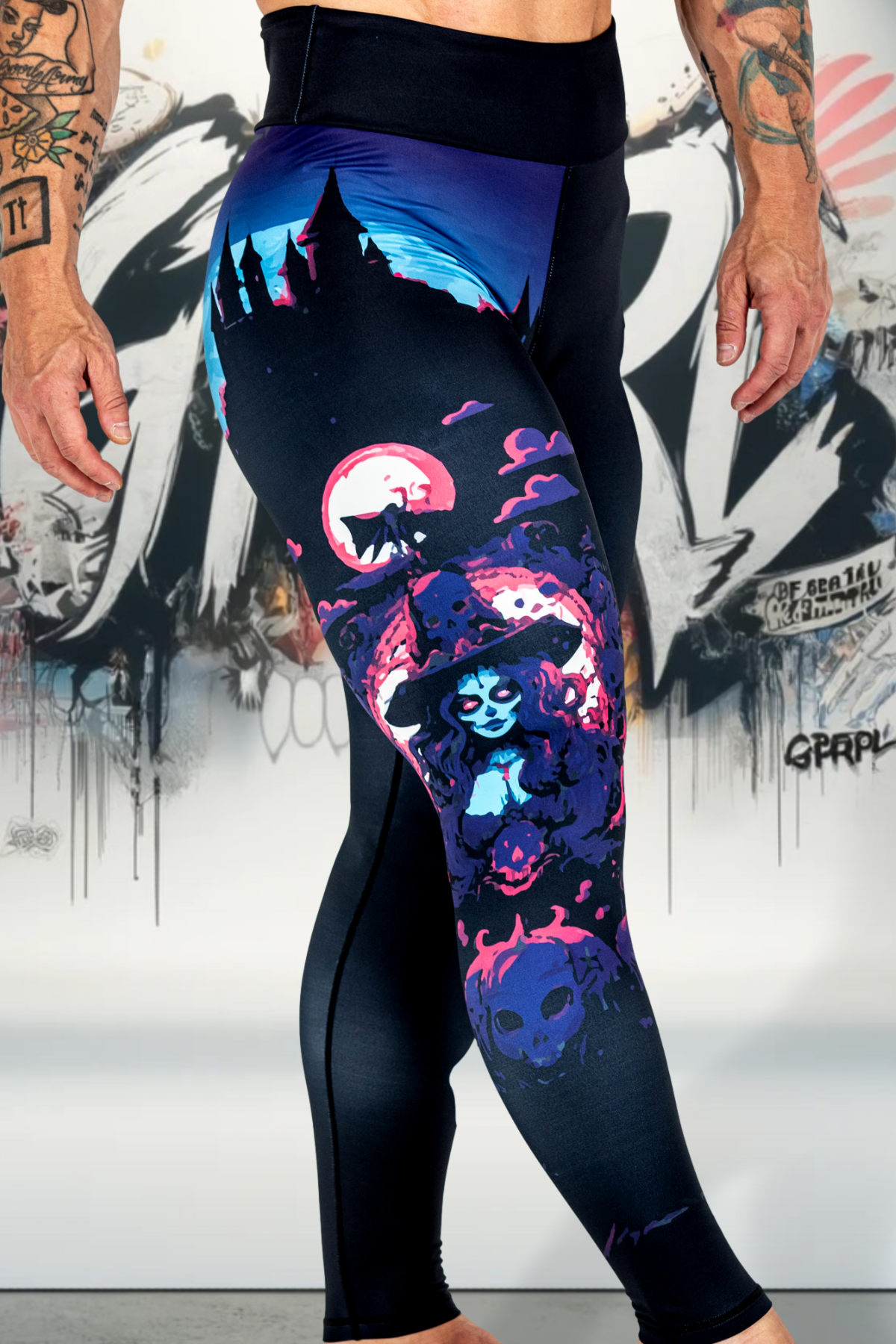 HALLOWEEN Arcane Abyss Next Level Pocket Leggings