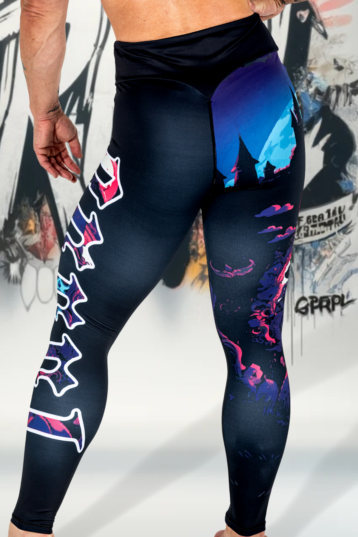 HALLOWEEN Arcane Abyss Next Level Pocket Leggings