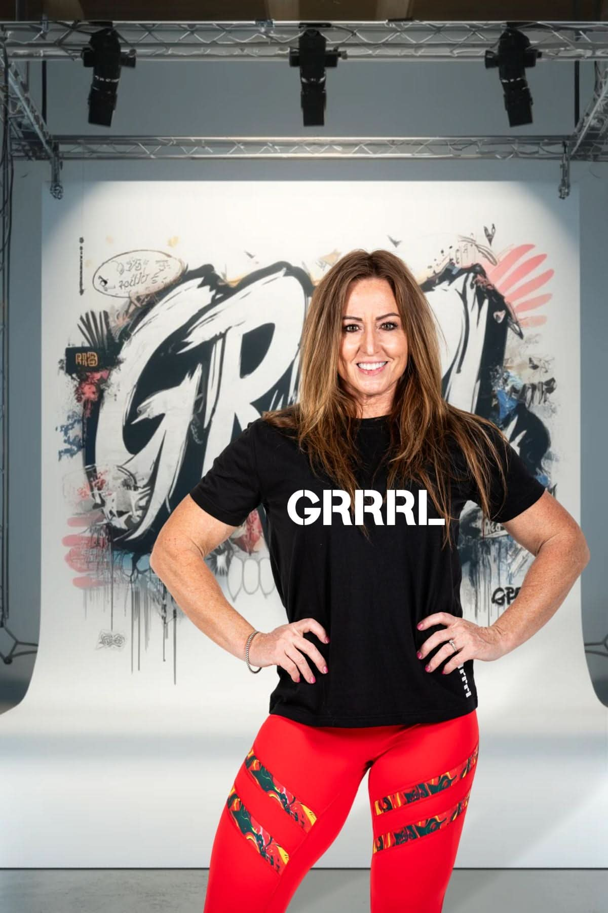 BOLD GRRRL Black Performance Tee