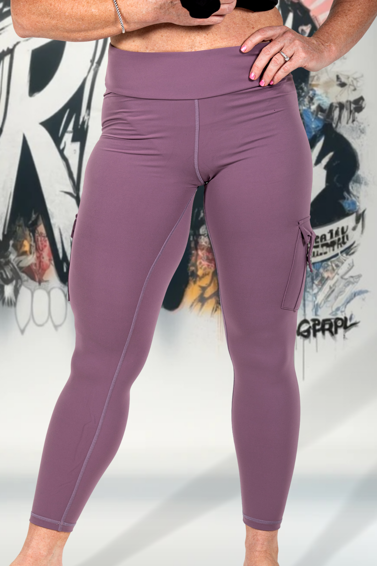 Hecate Lavender Majestic Cargo Leggings