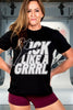 Kick Like A GRRRL Black Performance Tee FIRST ACCESS