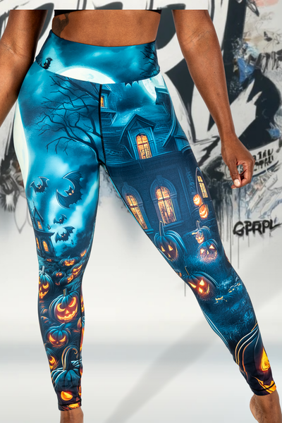 HALLOWEEN Forbidden Manor Next Level Pocket Leggings FIRST ACCESS