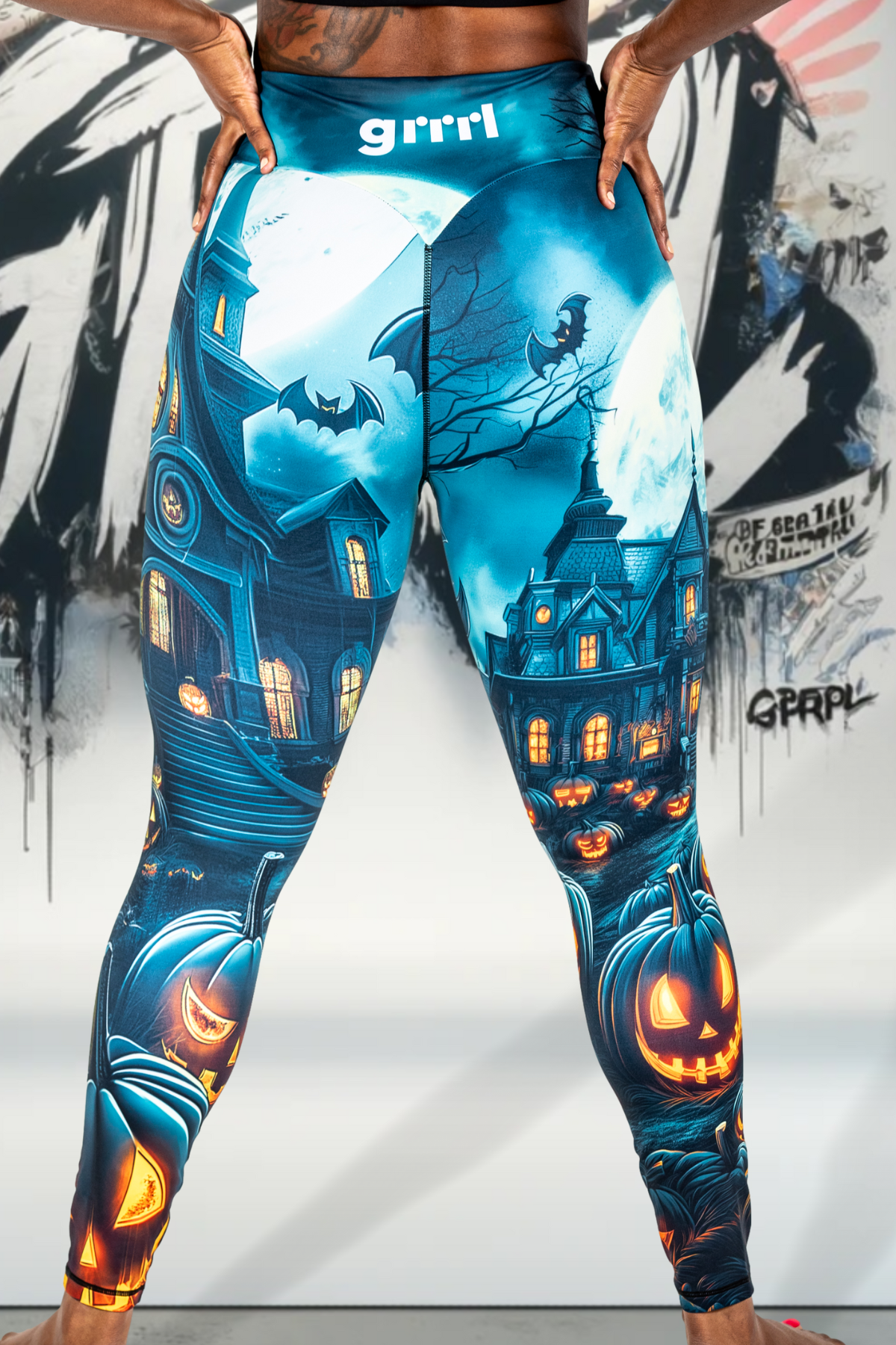 HALLOWEEN Forbidden Manor Next Level Pocket Leggings FIRST ACCESS