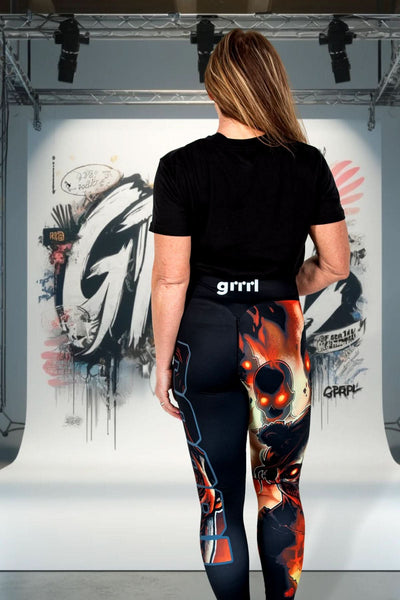 Fight Like A GRRRL Black Performance Tee FIRST ACCESS