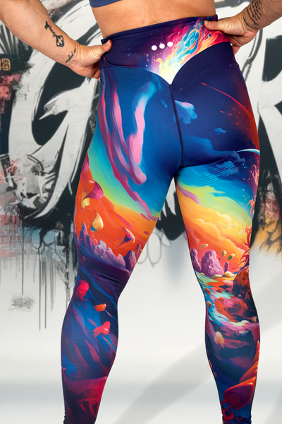 Warrior Unicorn Next Level Leggings