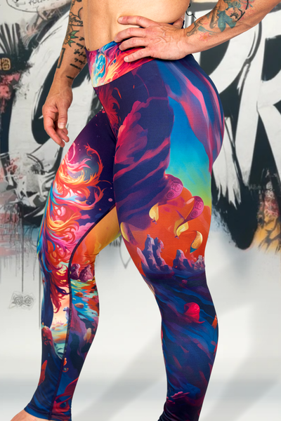 Warrior Unicorn Next Level Leggings