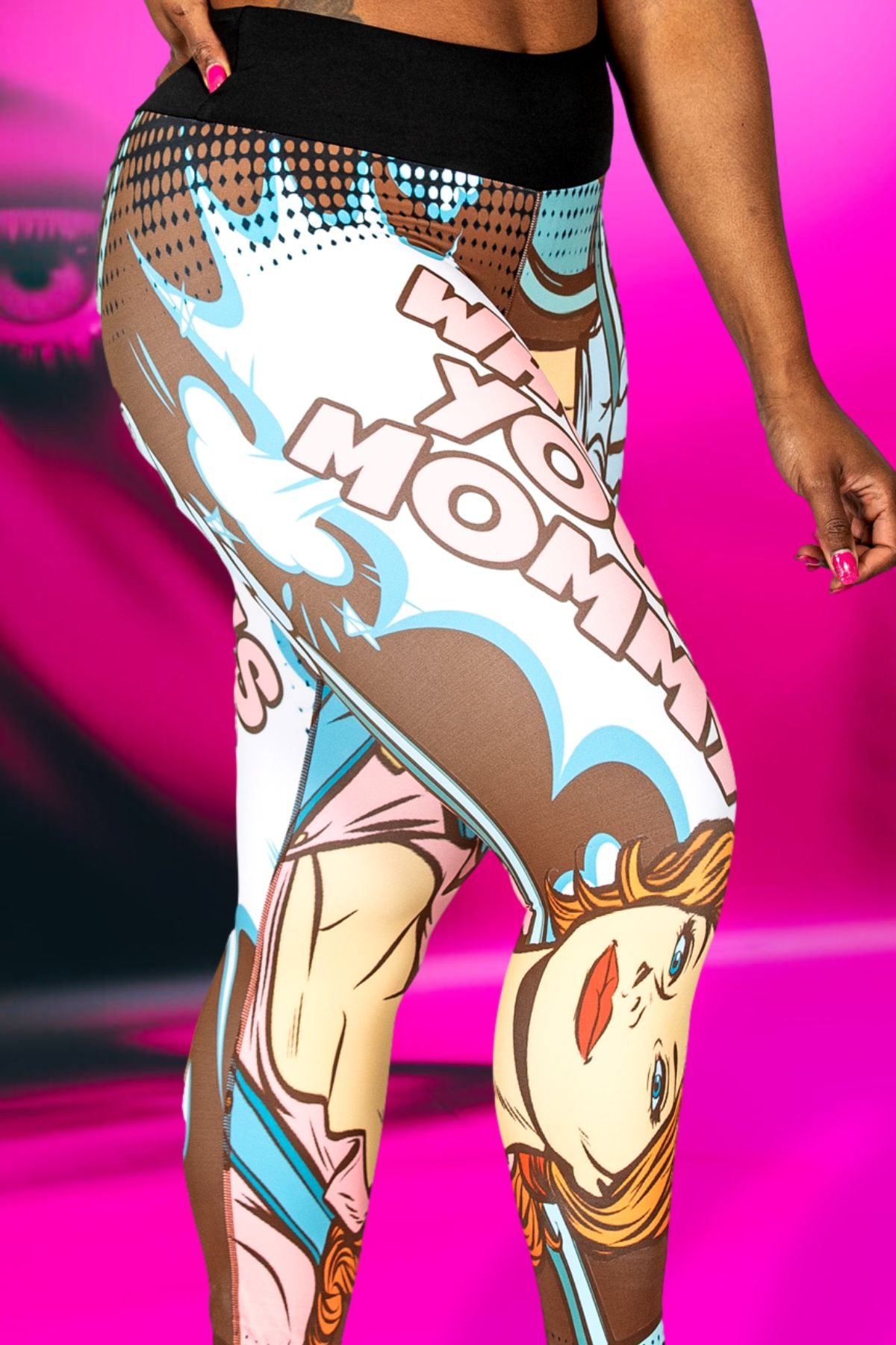 Who's Your Mommy Next Level Leggings