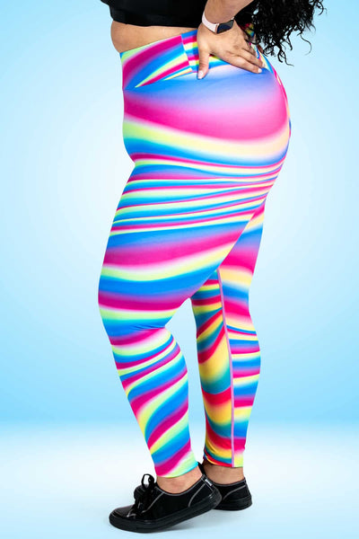 Fruit Stripe Next Level Leggings