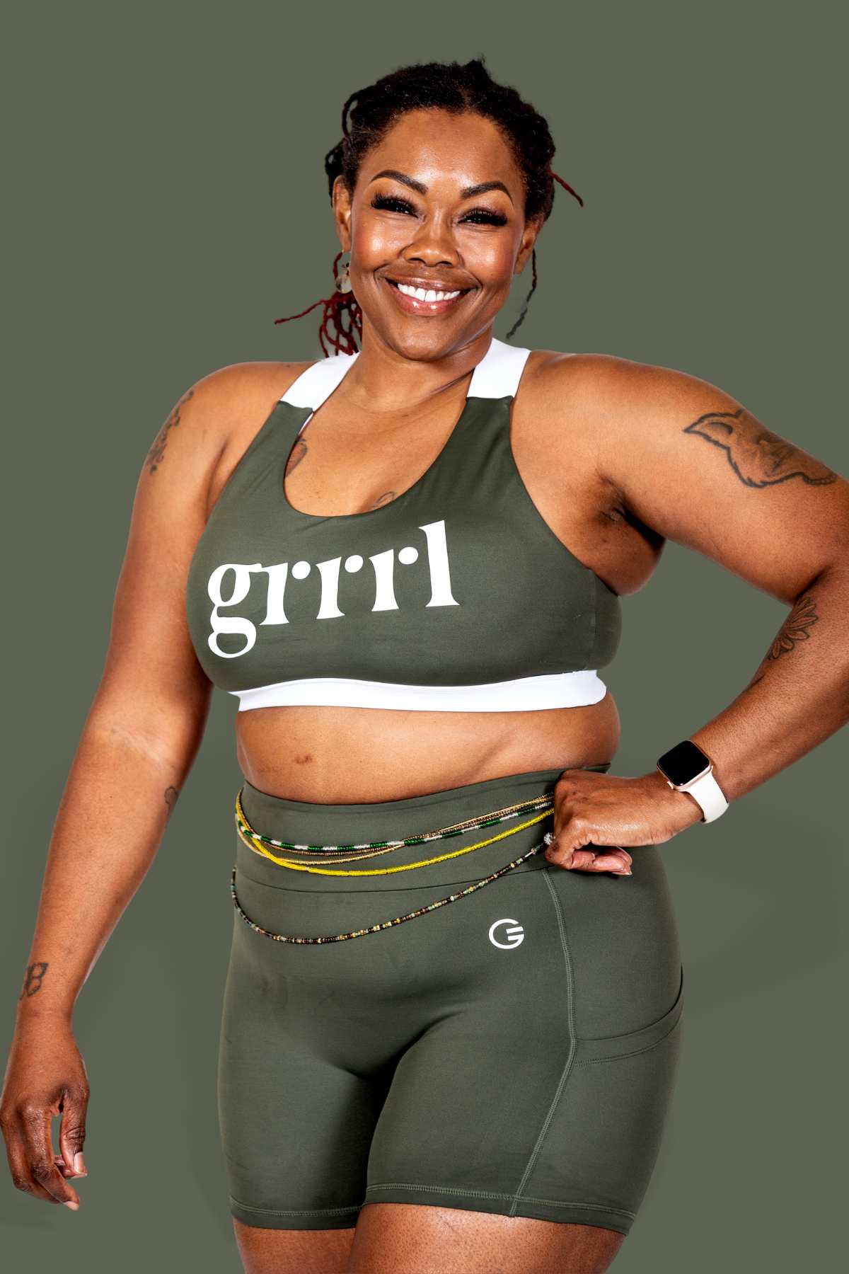 Army Green Thick & Mighty Bra