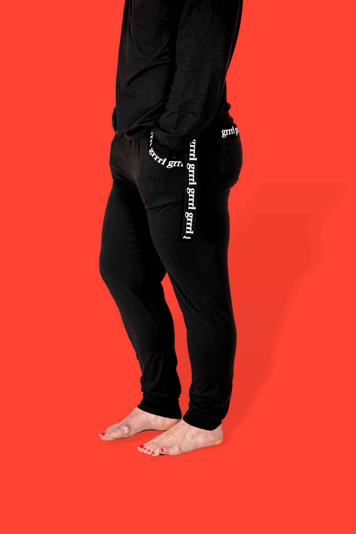 GRRRL Brand Casual Track Pants